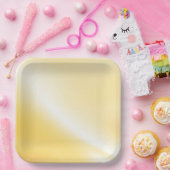 Bord zacht oranje papier (Feest)