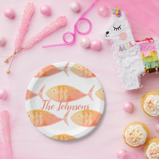 Bord zalmvissengroep (Feest)