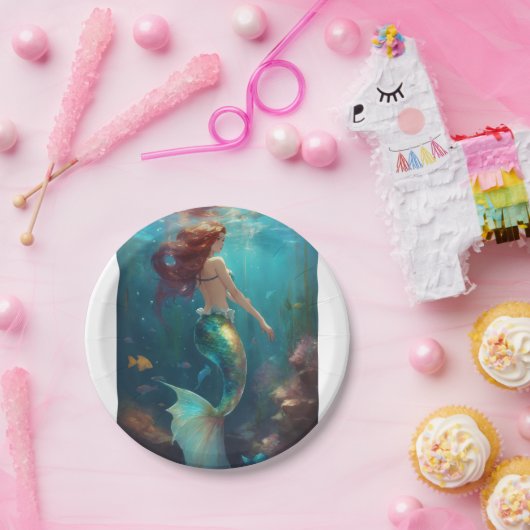 Bord Zeemeerminnend papier (Feest)