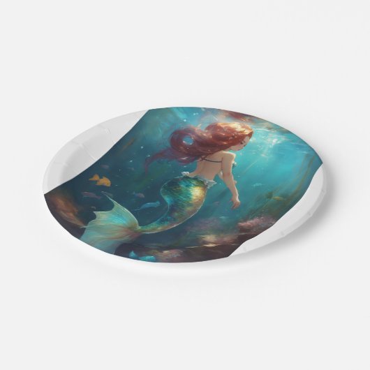 Bord Zeemeerminnend papier (Gekanteld)