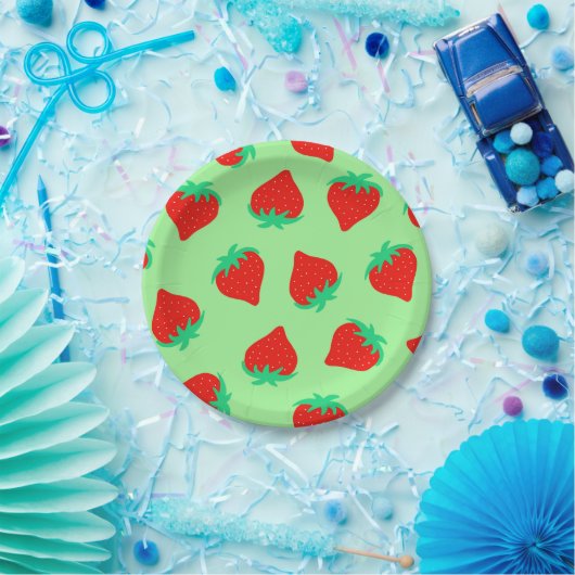 Bord zomeraardbeien (Feest)