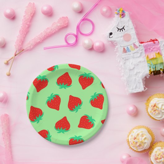 Bord zomeraardbeien (Feest)