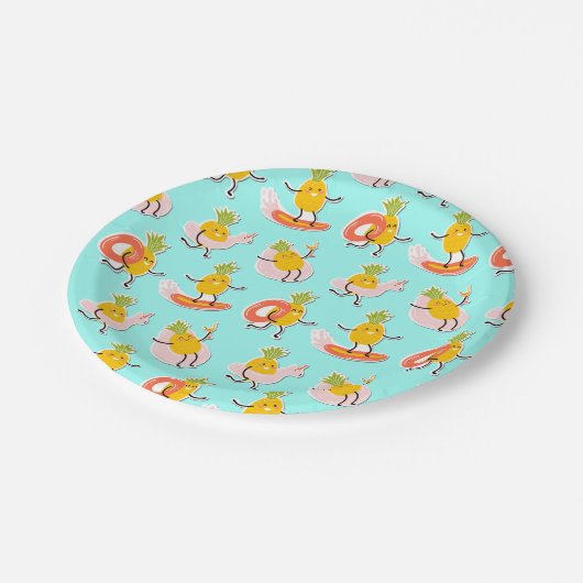 Bord zomerananas (Gekanteld)