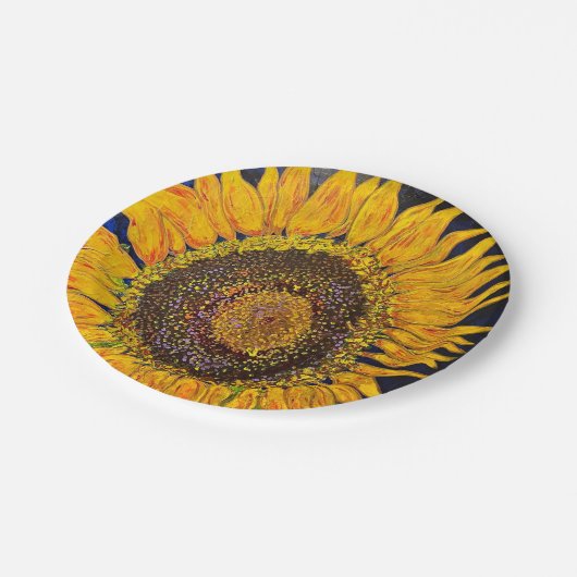 Bord zonnebloempapier (Gekanteld)