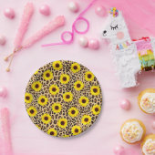 Bord zonnebloempapier (Feest)