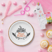 Bord zwart pompoenen Halloween Paper (Feest)