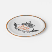 Bord zwart pompoenen Halloween Paper (Gekanteld)