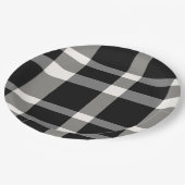 Bord zwart-wit geplakt papier (Gekanteld)