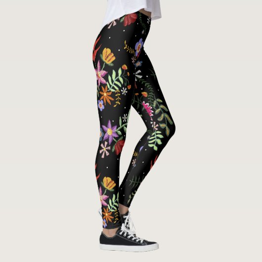 Bordado Folk Leggings (Rechts)