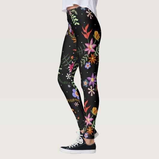 Bordado Folk Leggings (Links)