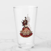 Borddanseres met zills glas (Voorkant)