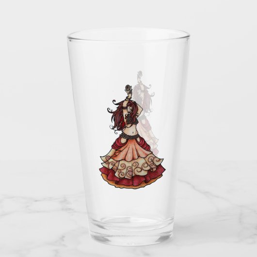 Borddanseres met zills glas (Voorkant)