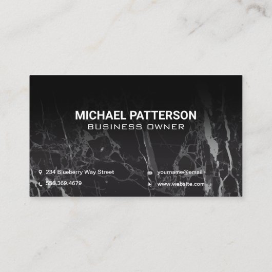 Bordeaubelettering Visitekaartje (Achterkant)