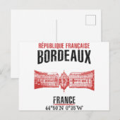 Bordeaux Briefkaart (Voorkant / Achterkant)