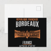 Bordeaux Briefkaart (Voorkant / Achterkant)