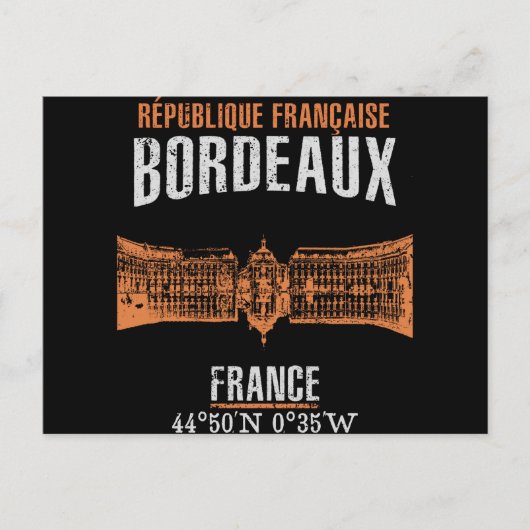 Bordeaux Briefkaart (Voorkant)