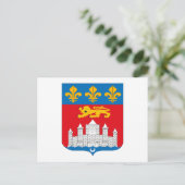 Bordeaux-Briefkaart Briefkaart (Staand voorkant)
