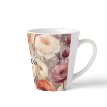 Bordeaux Crème Lente Bloemen  