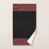 Bordeaux Dierenprint Bad Handdoek (Handdoek)
