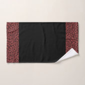 Bordeaux Dierenprint Bad Handdoek (Handdoek)