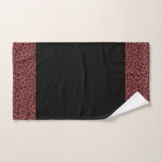Bordeaux Dierenprint Bad Handdoek (Handdoek)