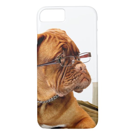Bordeaux Dog in glazen Case-Mate iPhone Case (Achterkant)