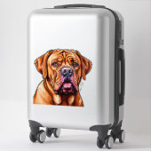 Bordeaux Dog Sticker (Koffer)