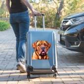 Bordeaux Dog Sticker (Koffer Insitu)