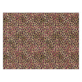 Bordeaux en Goud Luipaard Serie Design 2 Tafelkleed (Voorkant (Horizontaal))