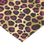 Bordeaux en Goud Luipaard Serie Design 2 Tafelkleed (Gekanteld)