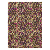 Bordeaux en Goud Luipaard Serie Design 2 Tafelkleed (Voorkant)
