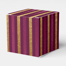 Bordeaux en gouden vintage glamour nep folie strep