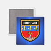 Bordeaux Flag Magneet (Voorkant / Achterkant)