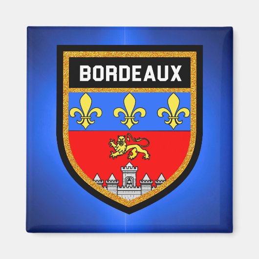 Bordeaux Flag Magneet (Voorkant)