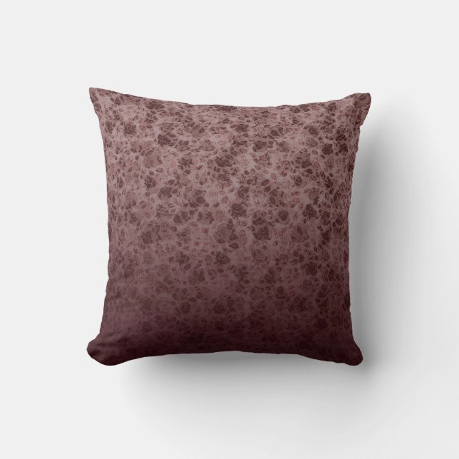 Bordeaux flowers degraded pillow kussen (Voorkant)