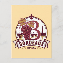 Bordeaux France Briefkaart