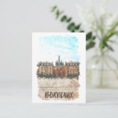 Bordeaux France Place de la Bourse Travel Briefkaart (Staand voorkant)