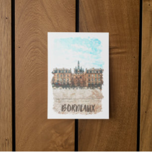 Bordeaux France Place de la Bourse Travel Briefkaart