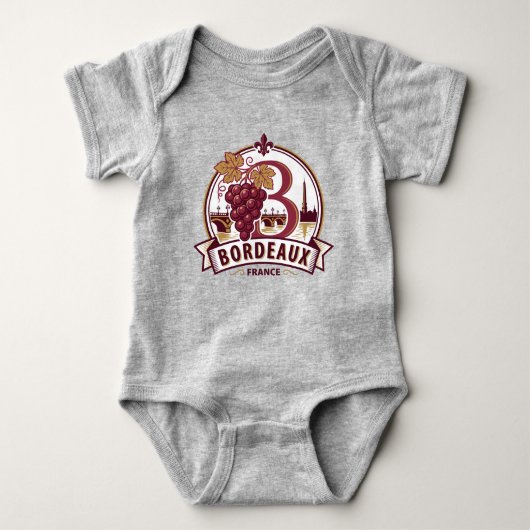 Bordeaux France Romper (Voorkant)