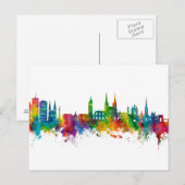 Bordeaux France Skyline Briefkaart (Voorkant / Achterkant)