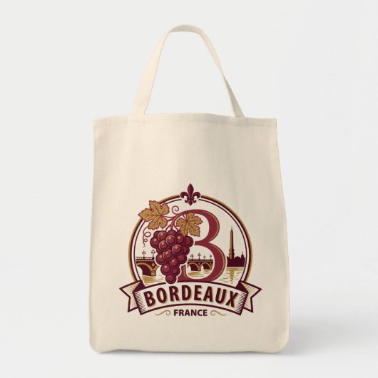 Bordeaux France Tote Bag (Voorkant)