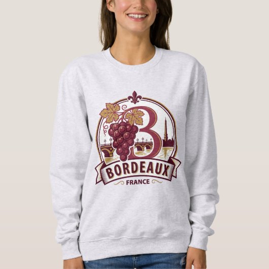 Bordeaux France Trui (Voorkant)