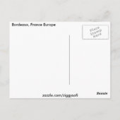 Bordeaux, Frankrijk Briefkaart (Achterkant)