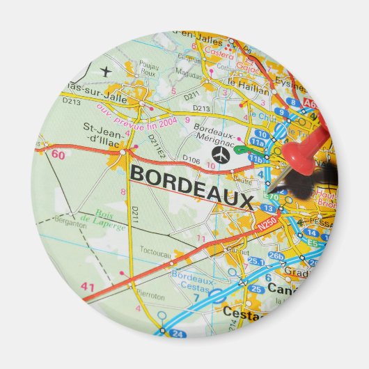 Bordeaux, Frankrijk Magneet (Voorkant)