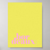 Bordeaux Frankrijk moderne stad Poster (Voorkant)