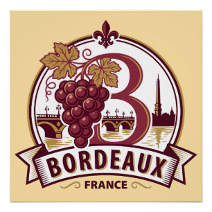 Bordeaux Frankrijk Perfect Poster
