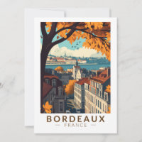 Bordeaux Frankrijk Reizen Kunst Vintage