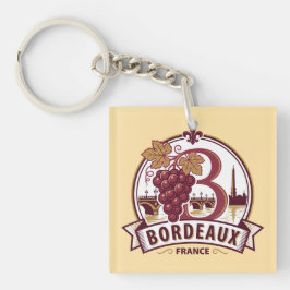 Bordeaux Frankrijk Sleutelhanger