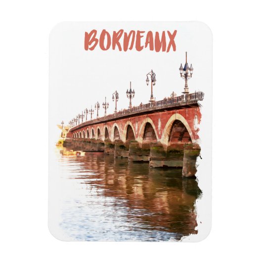 Bordeaux Frankrijk Stadsreizen Magneet (Verticaal)