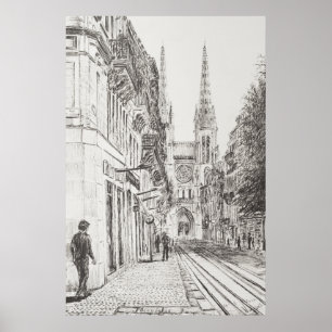 Bordeaux Frankrijk. Twin Spire 2010 Poster